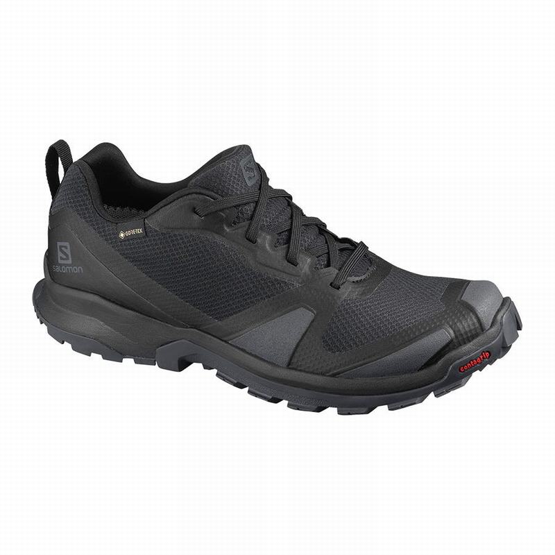 Salomon Israel XA COLLIDER GTX W - Womens Trail Running Shoes - Black (ZSGE-45896)